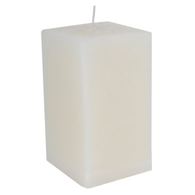 Vela Cubo Decorativa Cera Blanco 8x14cm