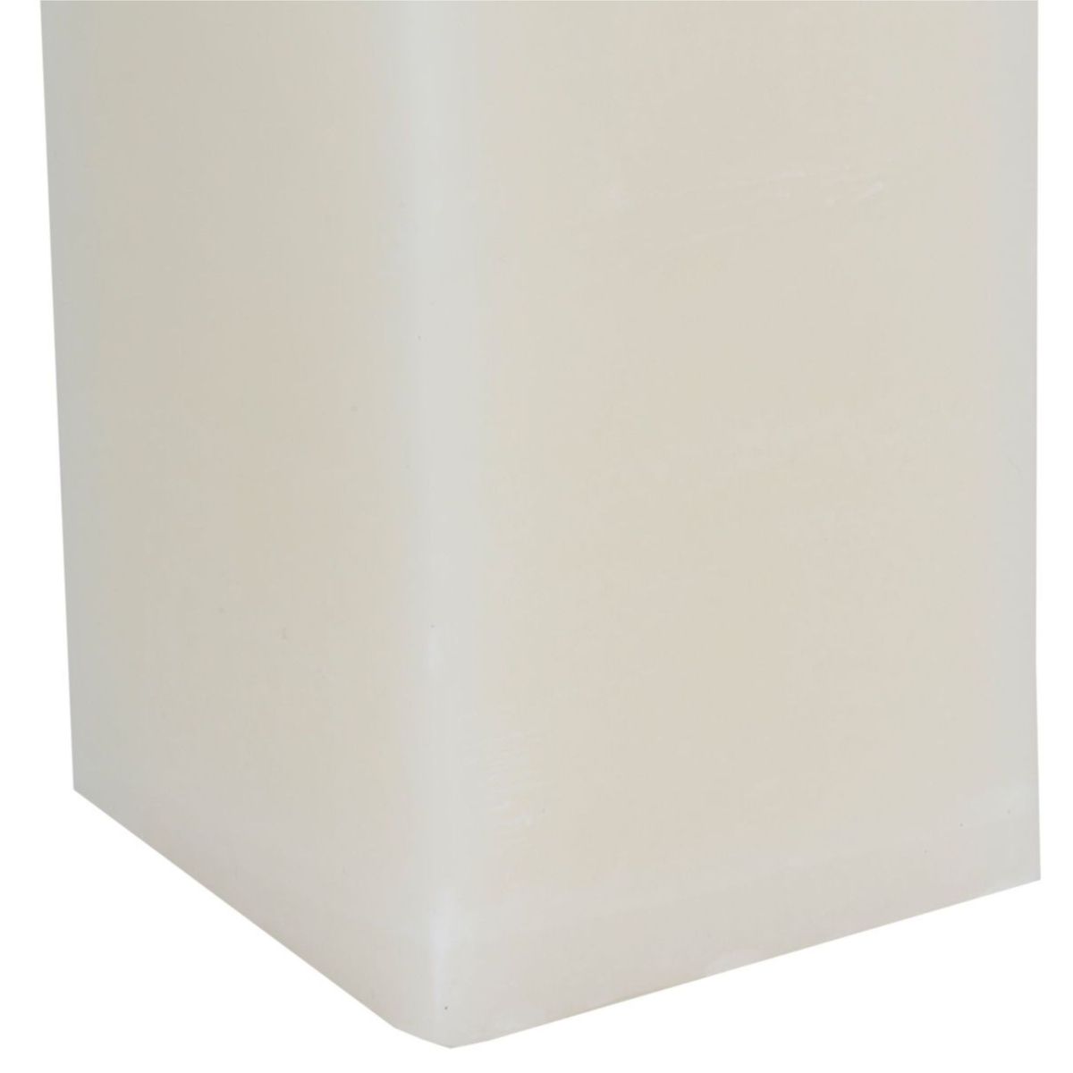 JUST HOME COLLECTION - Vela Cubo Decorativa Cera Blanco 8x14cm