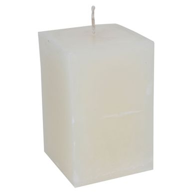 Vela Cubo Decorativa Cera Blanco 8x12cm