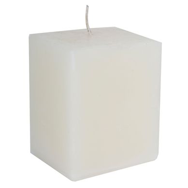 Vela Cubo Decorativa Cera Blanco 8x10cm