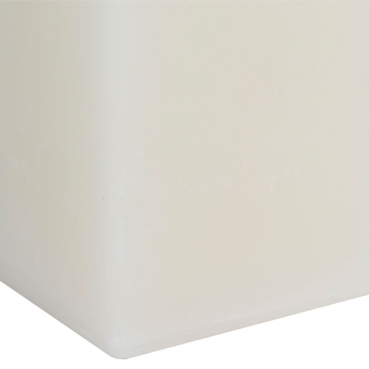 JUST HOME COLLECTION - Vela Cubo Decorativa Cera Blanco 8x10cm