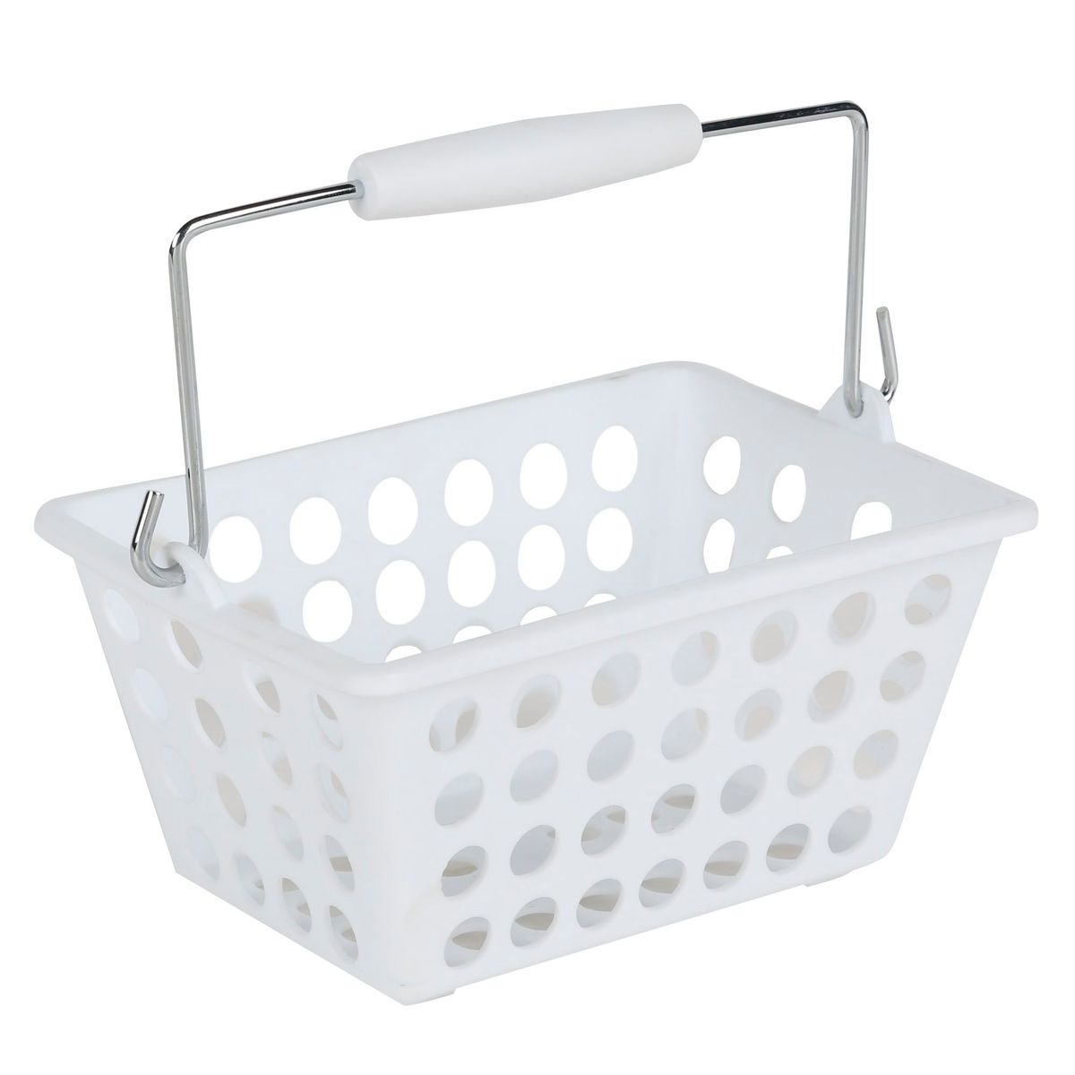 JUST HOME COLLECTION - Canasta chica blanca con asa