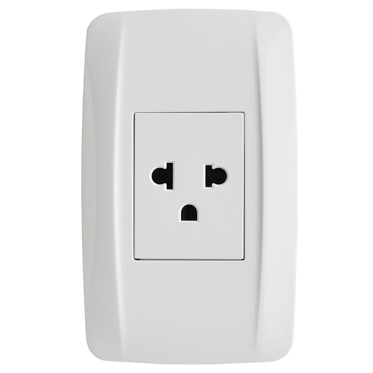 KHOR - Tomacorriente Simple P/T Primmus Blanco