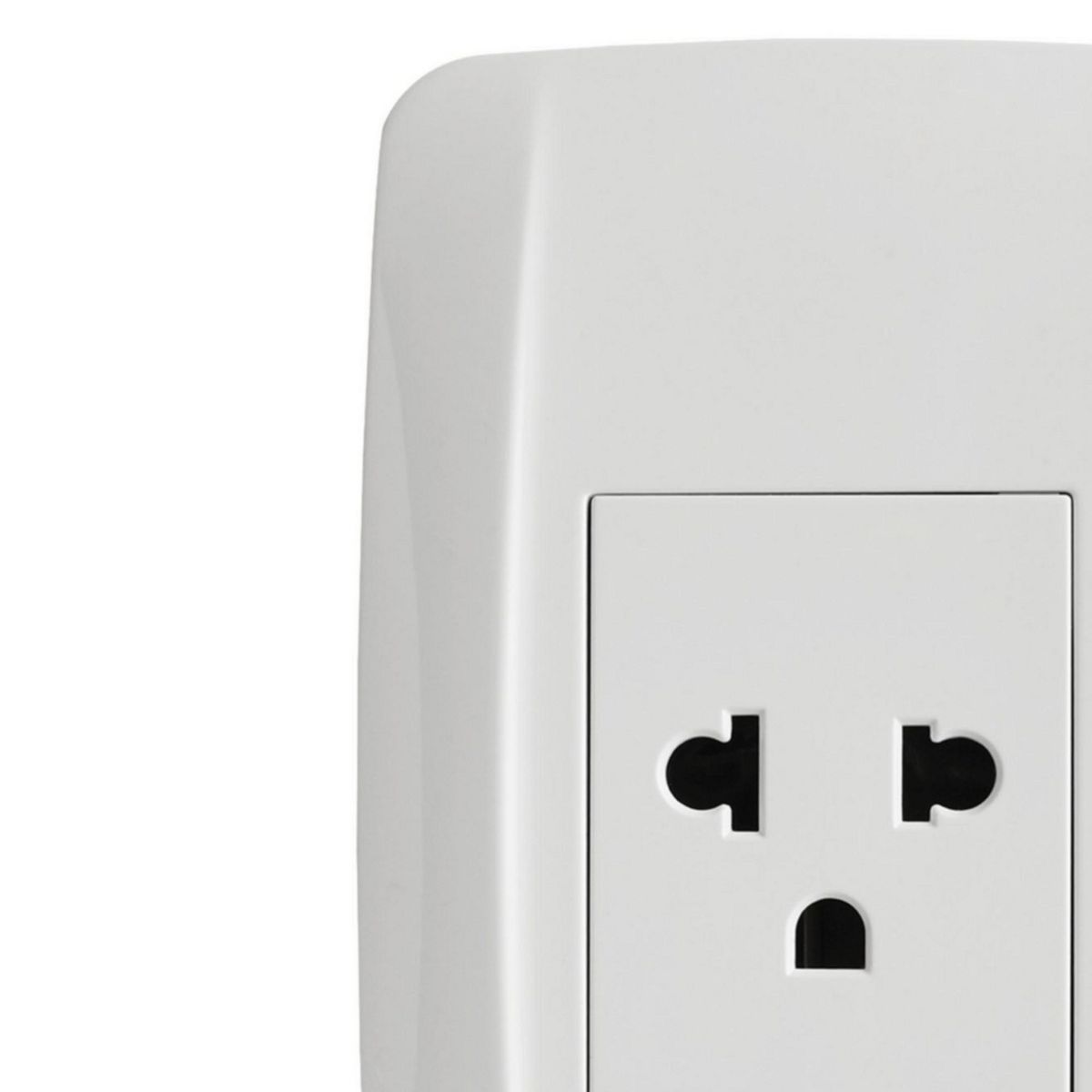 KHOR - Tomacorriente Simple P/T Primmus Blanco