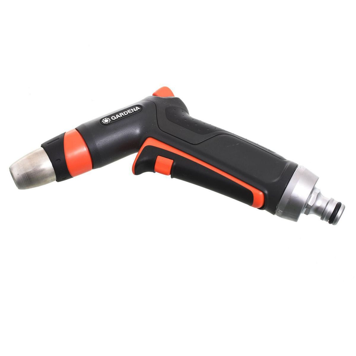GARDENA - Pistola de Riego Premium Plástico/Acero Negro y Naranja