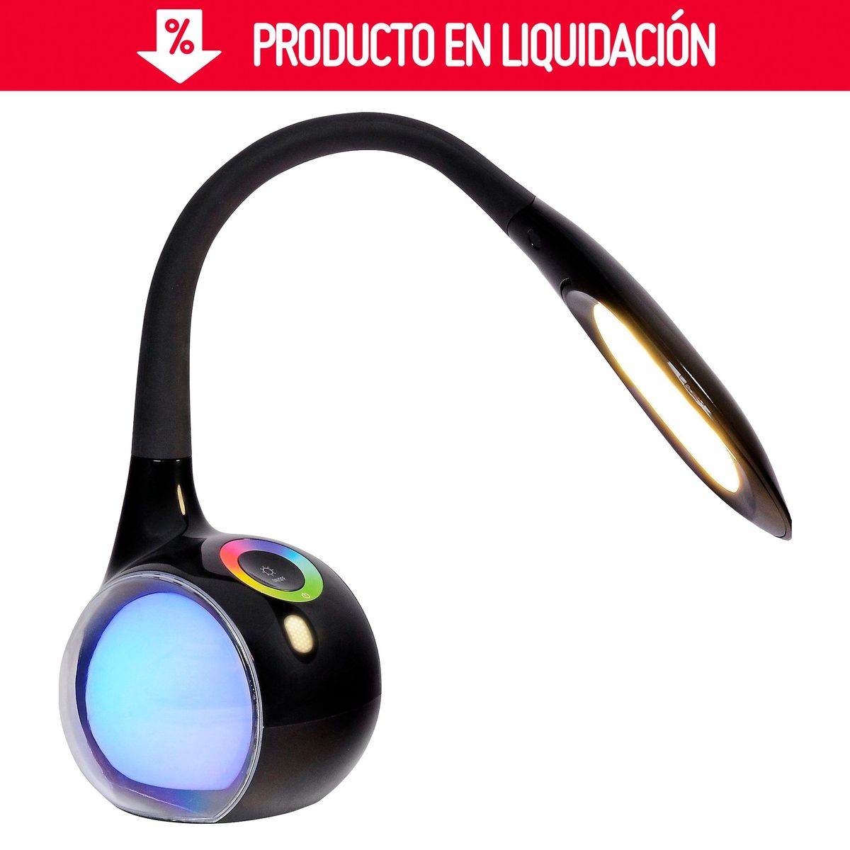 JUST HOME COLLECTION - Lámpara de escritorio Moses Negro