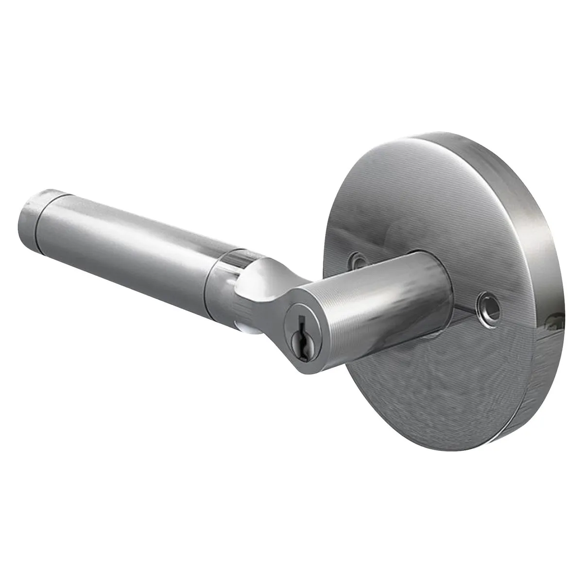 FORTE - Cerradura de Manija Dormitorio Redonda Acero Inoxidable