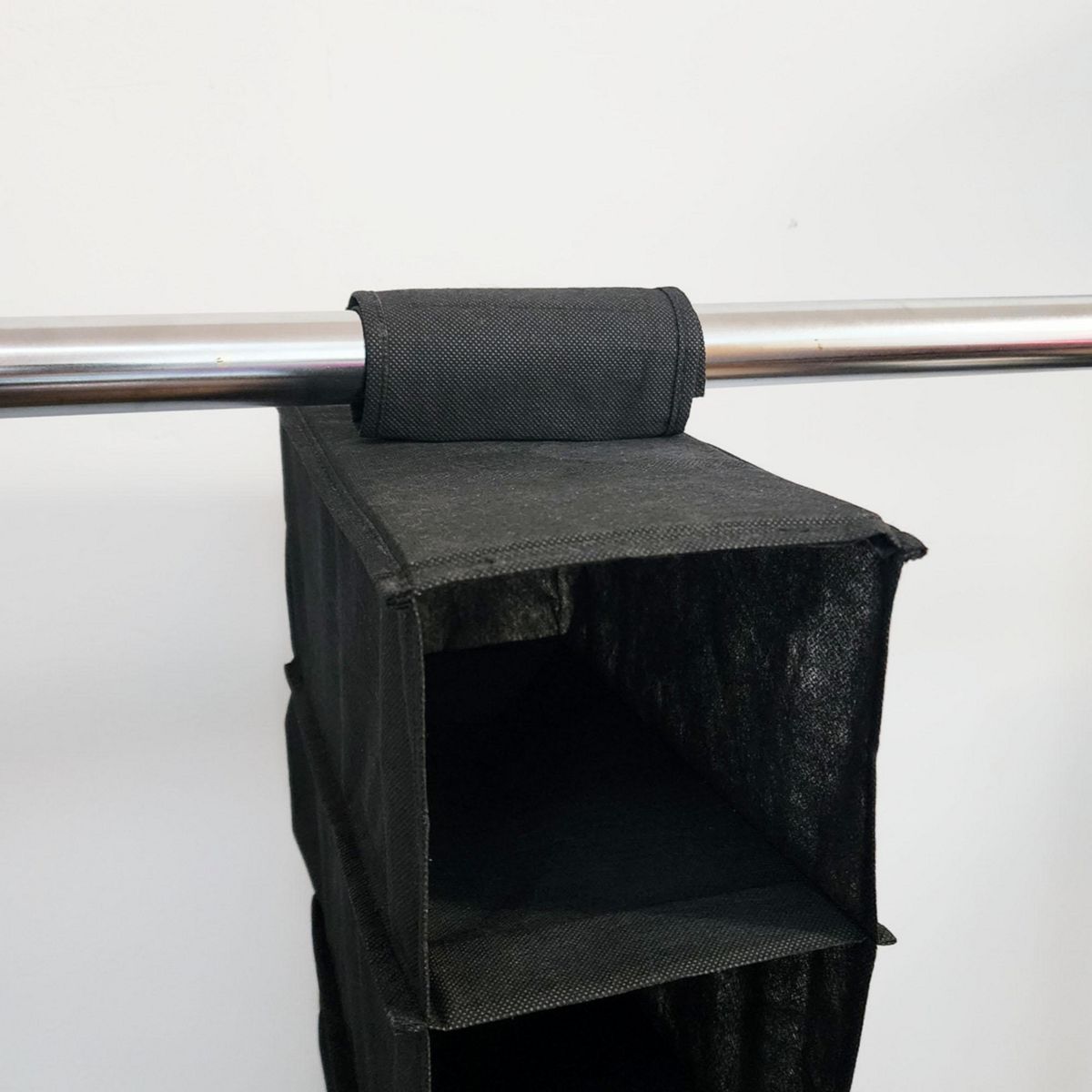 RAPALLO - Organizador de Zapatos 10 Divisiones de Tela Negro