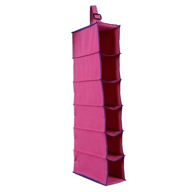 Organizador de Zapatos 6 Divisiones Fucsia