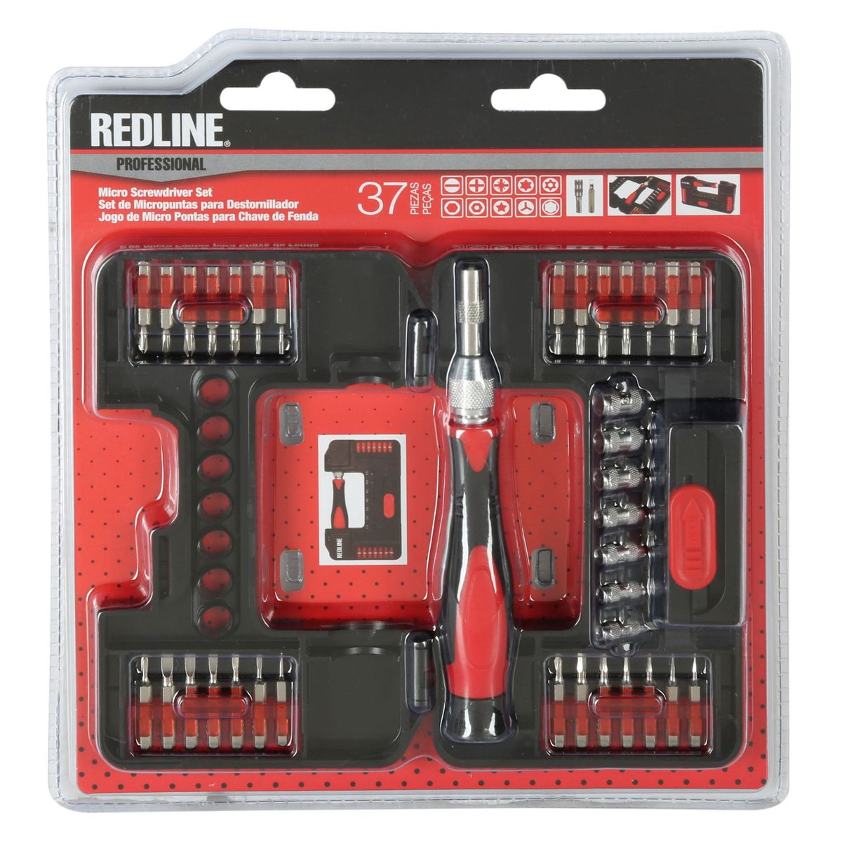 REDLINE - Set 37 Piezas Destornillador Precisión