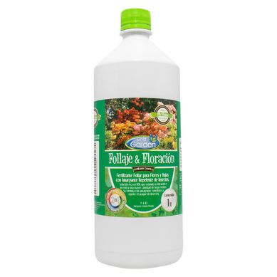 Fertilizante para Follaje y Floracin 1L Nitrgeno, fosforo y potasio 8 cm24 cm8 cm