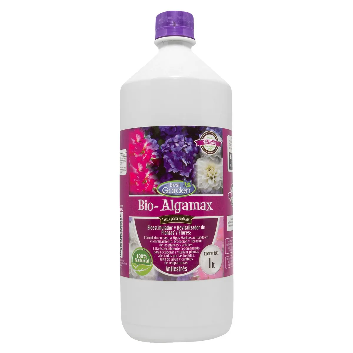 BEST GARDEN - Bio-Algamax Estimulador y Revitalizador de Plantas y Flores 1L No indica 8 cm24 cm8 cm