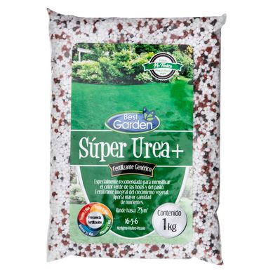 Fertilizante Sper Urea 1kg Nitrgeno, fosforo y potasio 17 cm24 cm4 cm