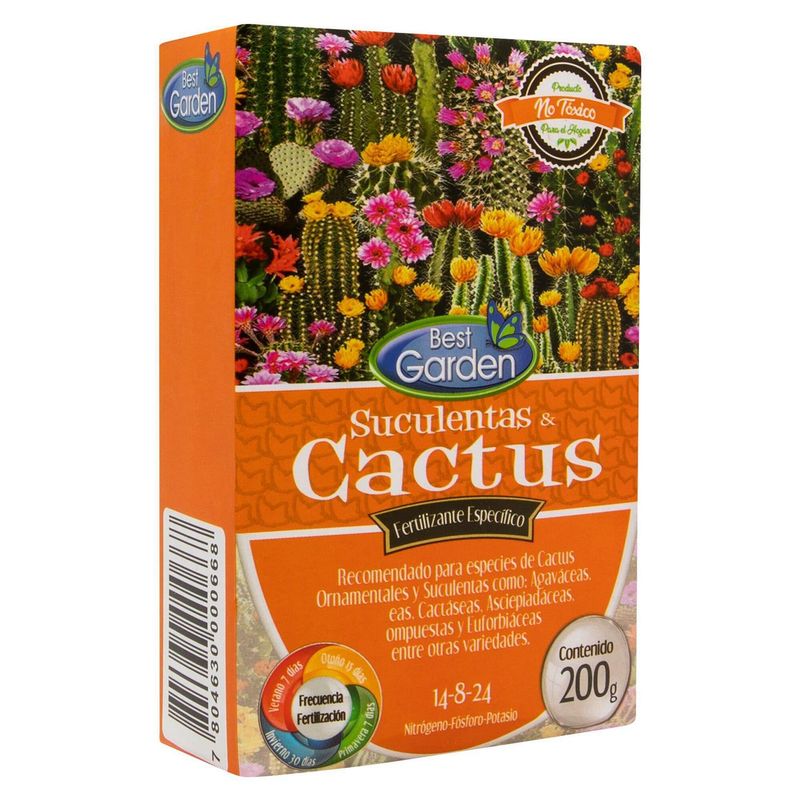 BEST GARDEN - Fertilizante Específico para Cactus 200g
