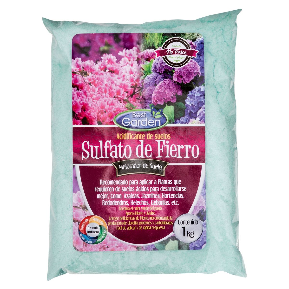 BEST GARDEN - Sulfato de fierro 1Kg