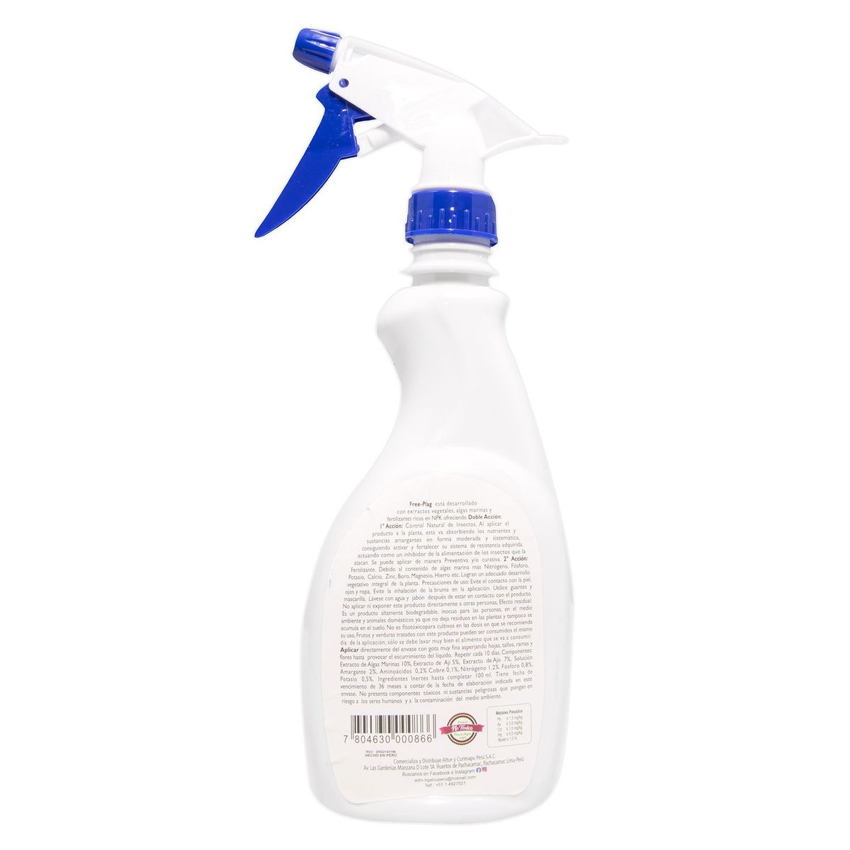 BEST GARDEN - Control natural de Insectos Freeplag 500 ml Plástico