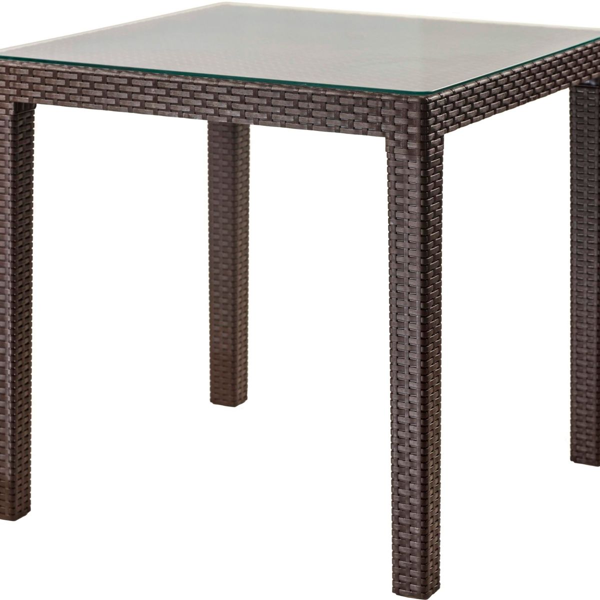 REYPLAST - Mesa Tavarua con Vidrio 95x95cm