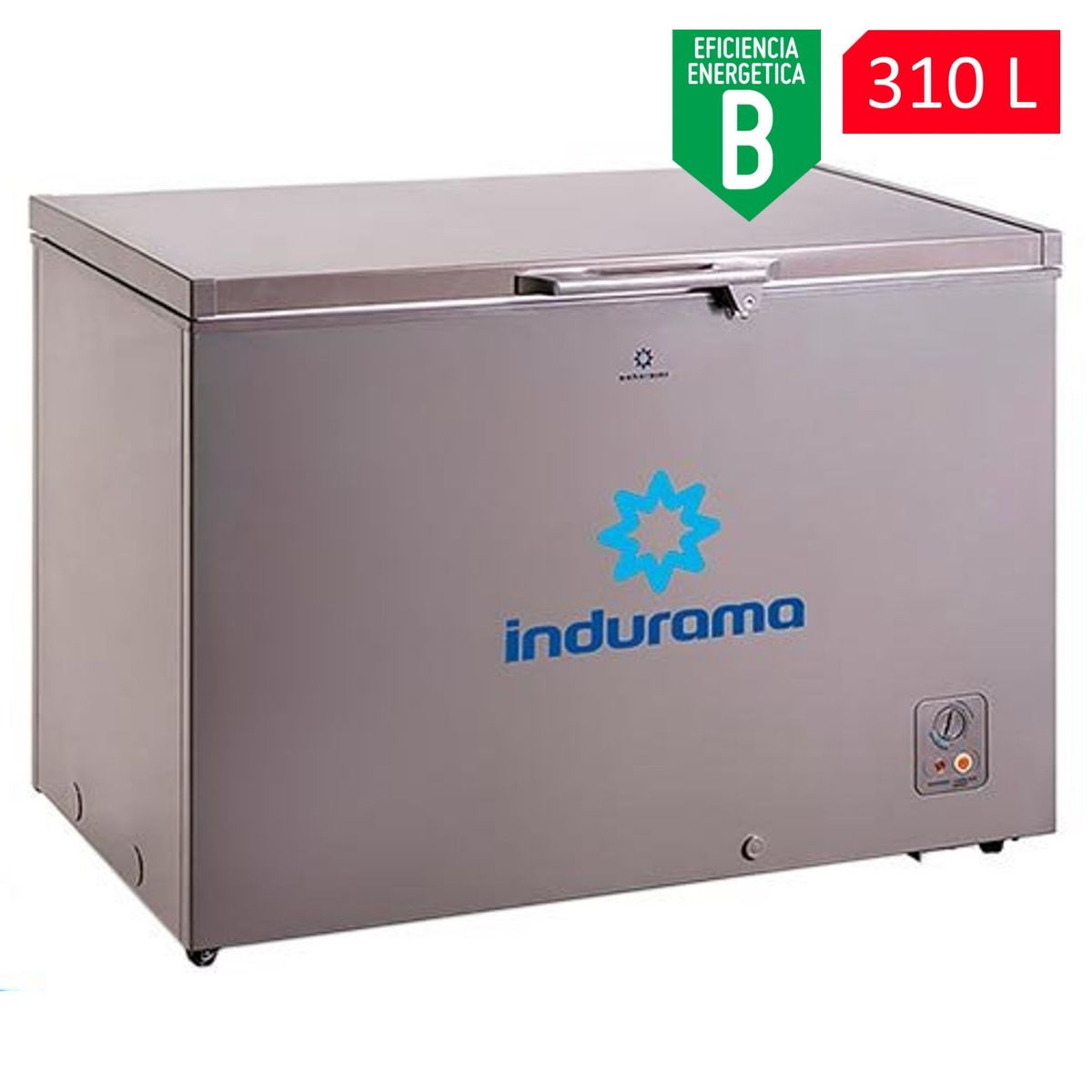 INDURAMA - Congeladora Indurama 310 Lt CI-310CR Silver