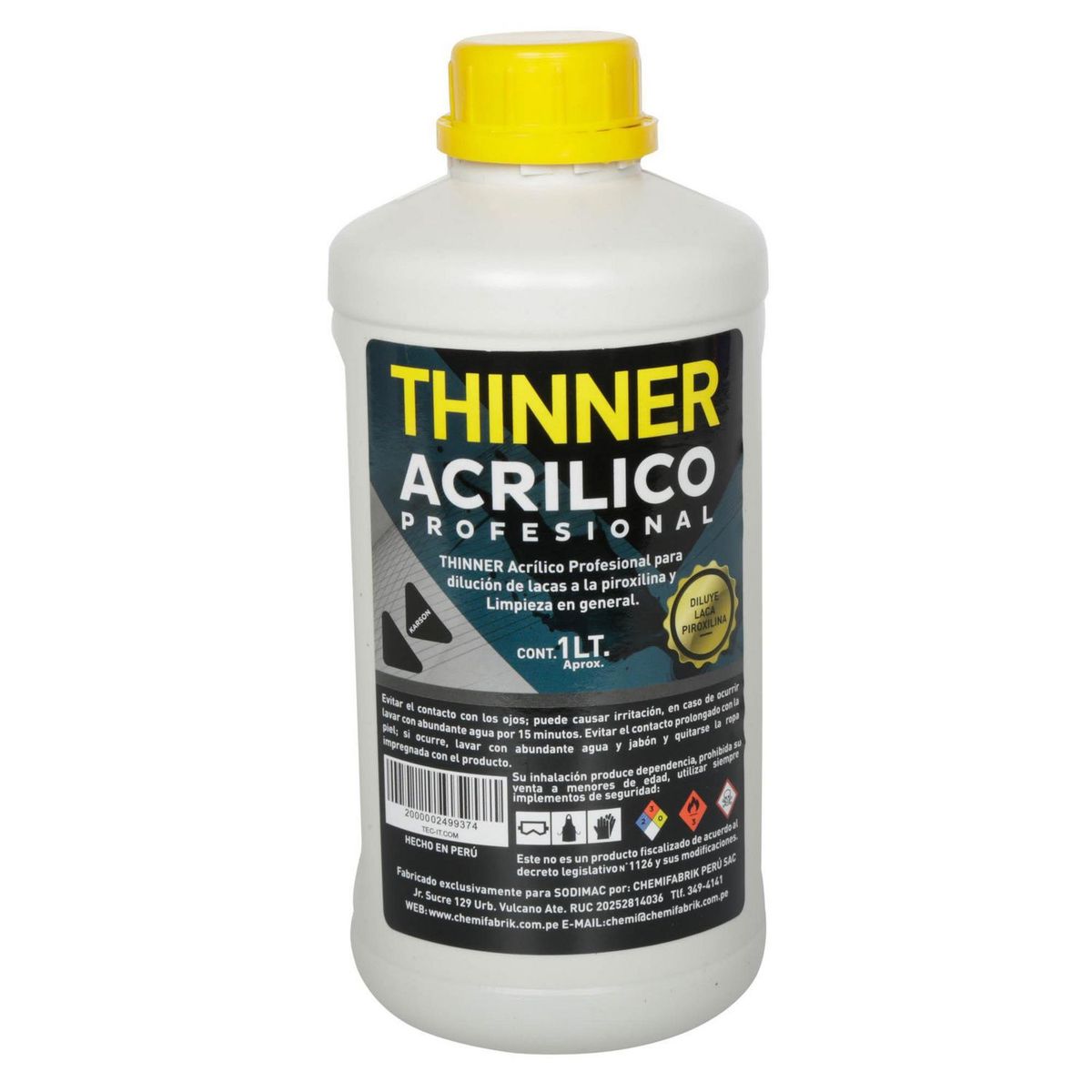 KARSON - Thiner Acrílico Profesional 1L