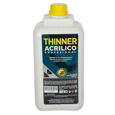 Thiner Acrlico Profesional 3L