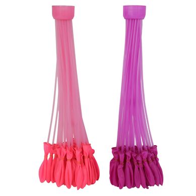 Juego globo de agua rosado morado