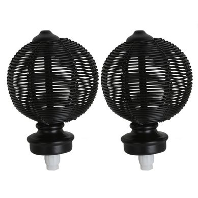 Terminal Bola negro 19mm
