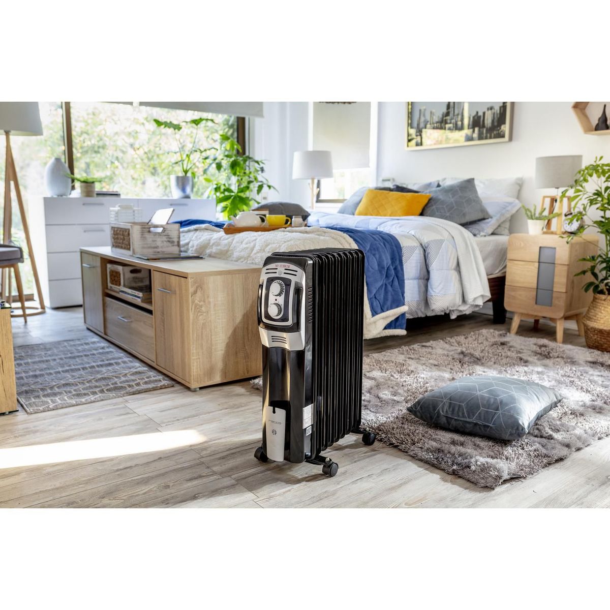 RECCO - Termoradiador Eléctrico Recco 9 Celdas 2000W 20m2 DF-200A7B-9