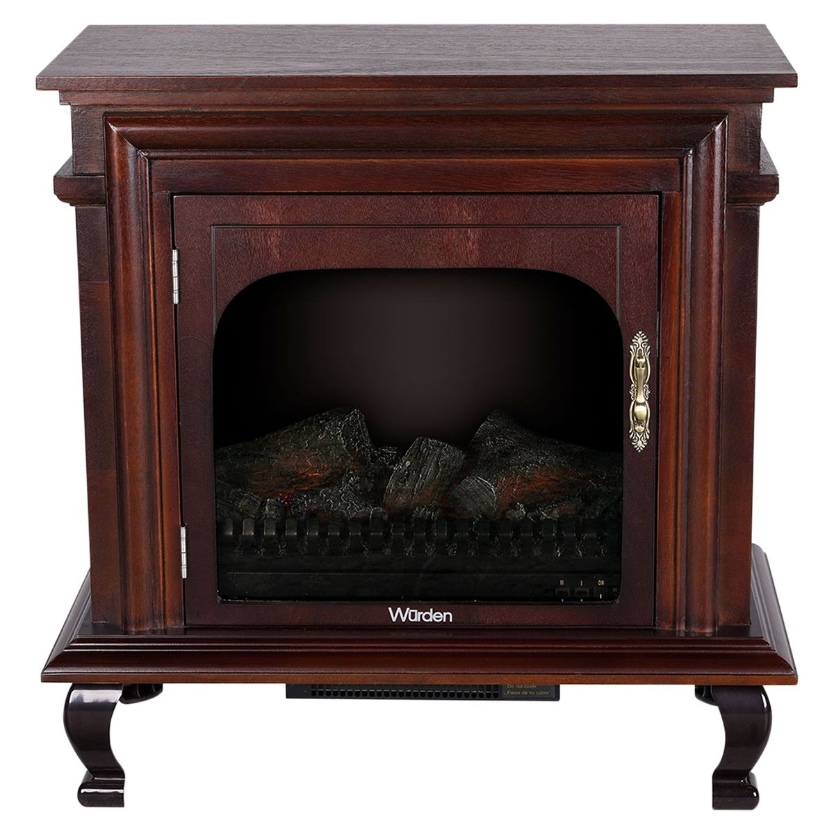 WURDEN - Chimenea Wurden Eléctrica 1590W 50m2 BLT-999B-11 Marrón