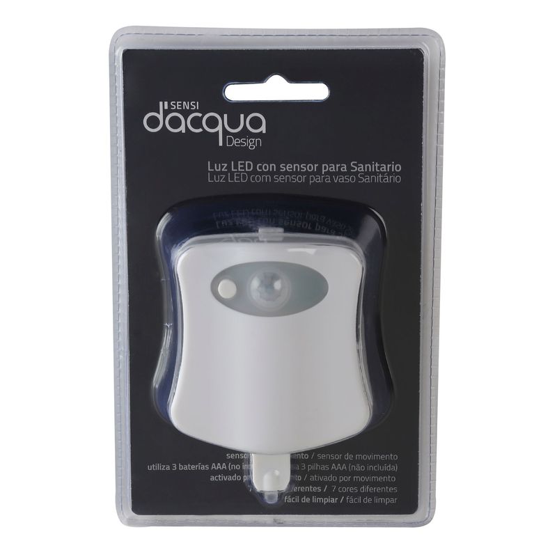 DACQUA - Luz LED con sensor para sanitarios