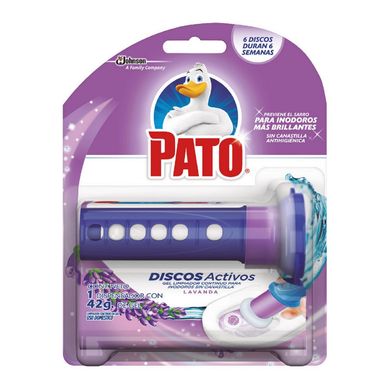 Discos de Gel Activos Limpiador Pato Lavanda
