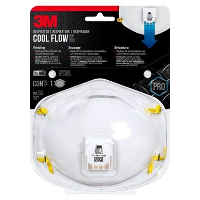 Respirador N95 con V�lvula para Soldaduras 8515