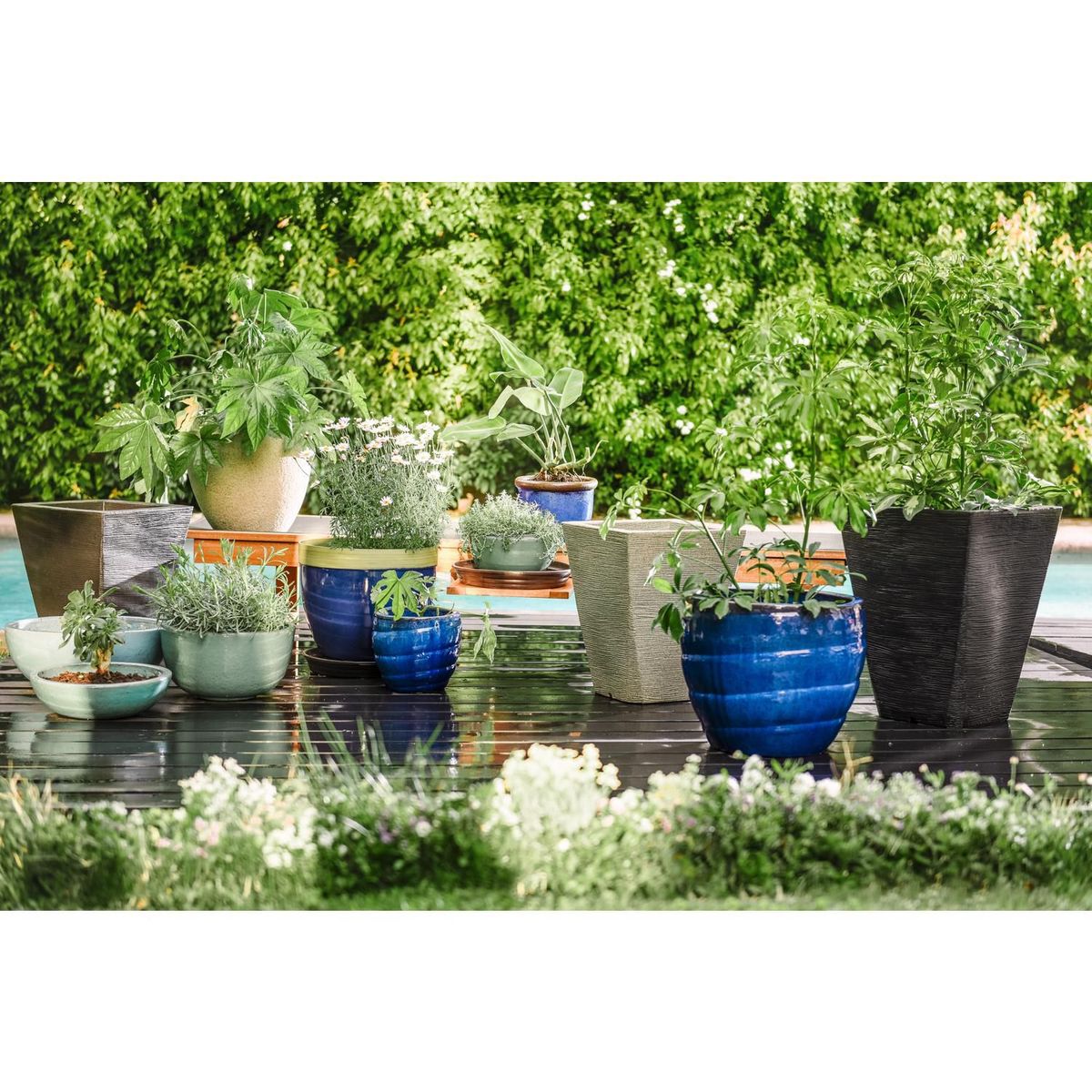 JUST HOME COLLECTION -  de Plástico 34x43 cm Negro