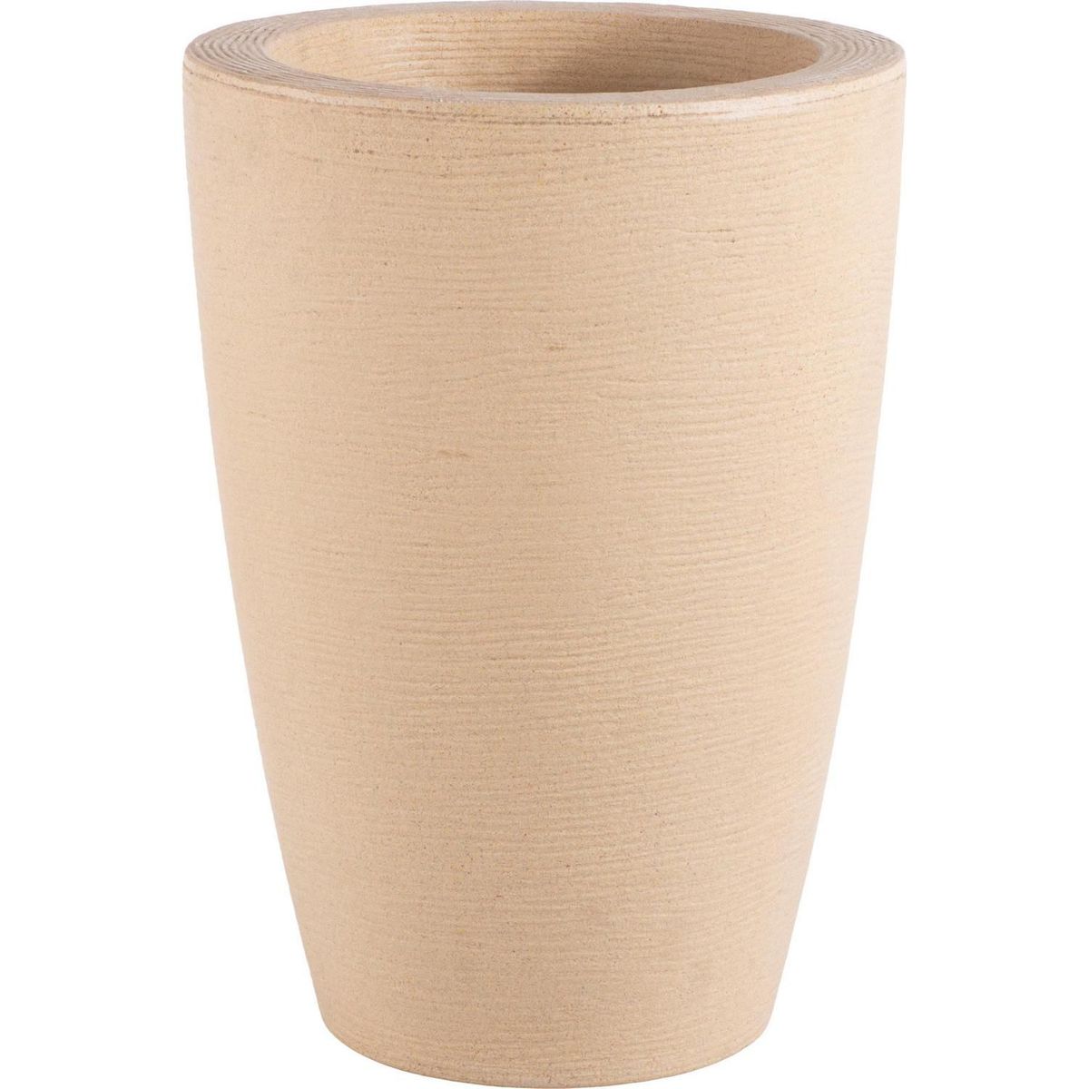 JUST HOME COLLECTION - Maceta Grafiato Conico Color Arena 34x48x