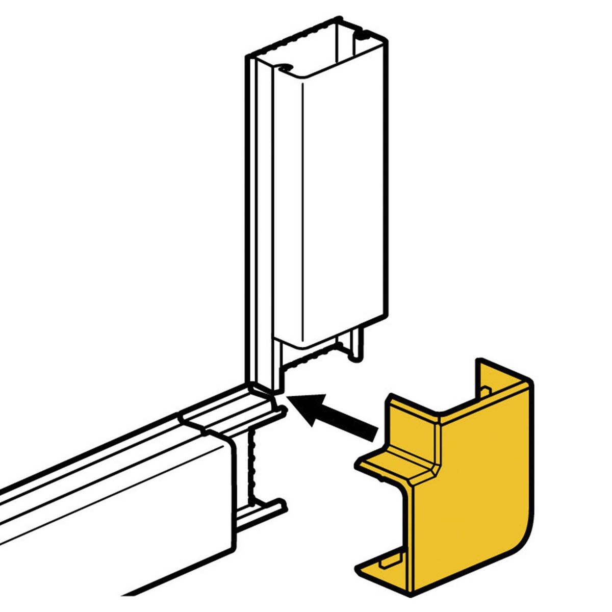 LEGRAND - Ángulo Plano 15x10 Mm Legrand