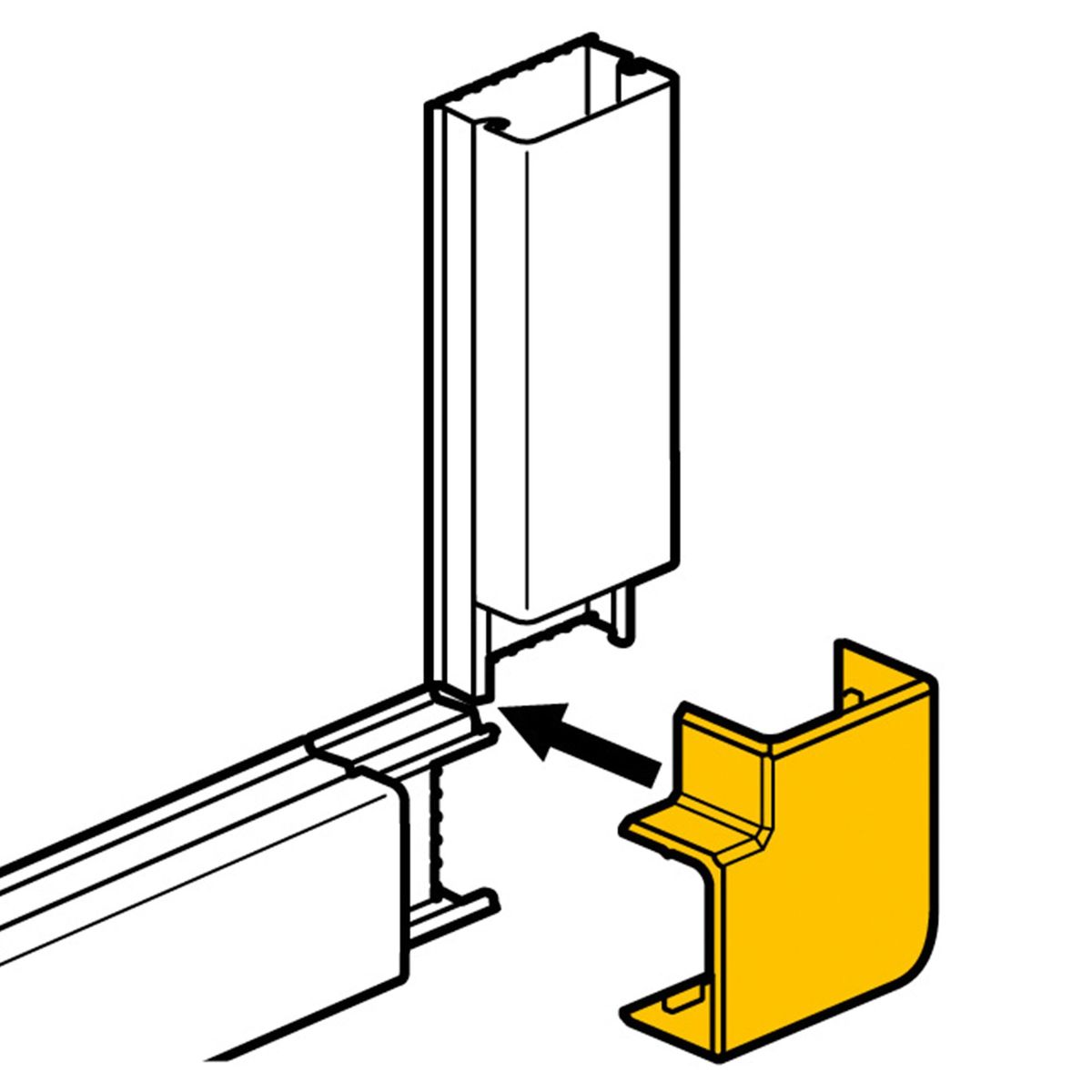 LEGRAND - Ángulo Plano 20x12mm Legrand