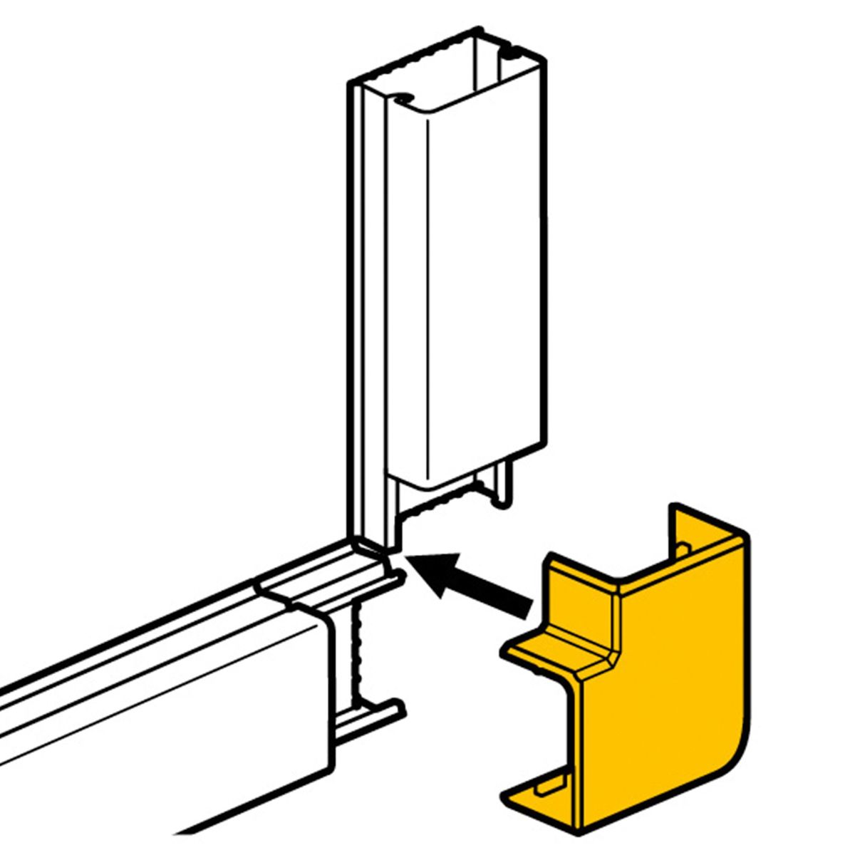 LEGRAND - Ángulo Plano 50x20 Mm Legrand