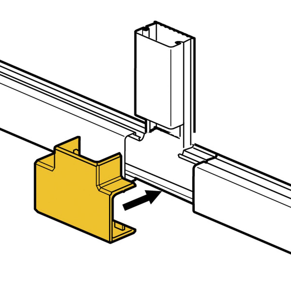 LEGRAND - Derivación T 50 X 20mm Legrand