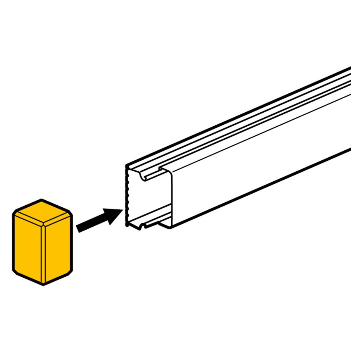 LEGRAND - Tapa Final 60 X 20mm Legrand