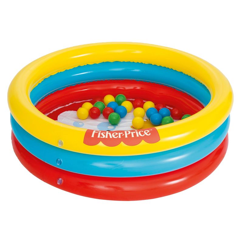 FISHER PRICE - Piscina Inflable 91x25cm Fisher Price con Pelotas