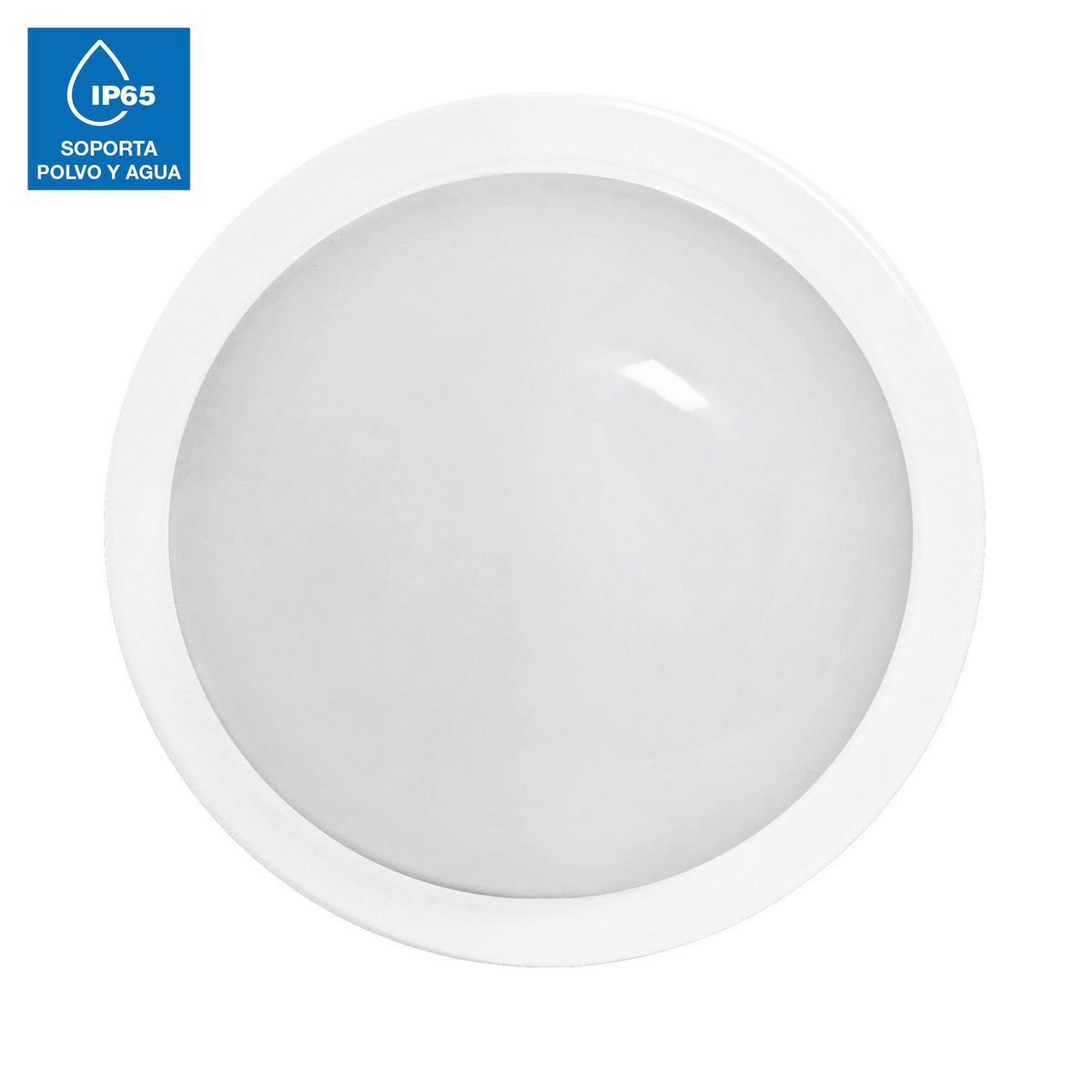 LIGHTECH - Plafon LED Aro 15W IP65 Blanco Luz Cálida