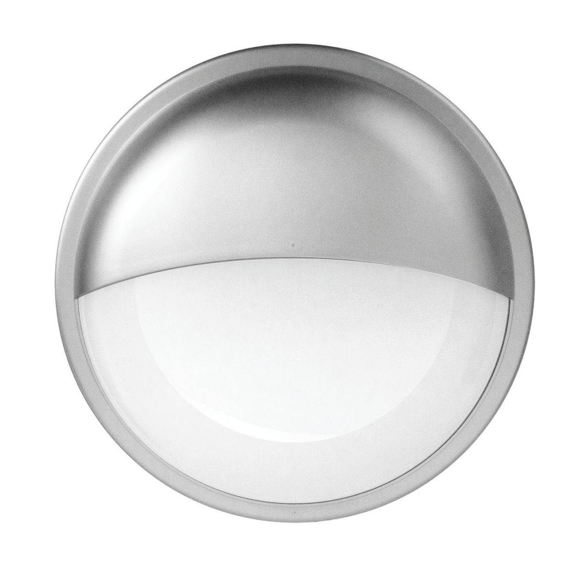 LIGHTECH - Aplique Exterior LED Capucha 20W IP65 Silver Luz Blanca