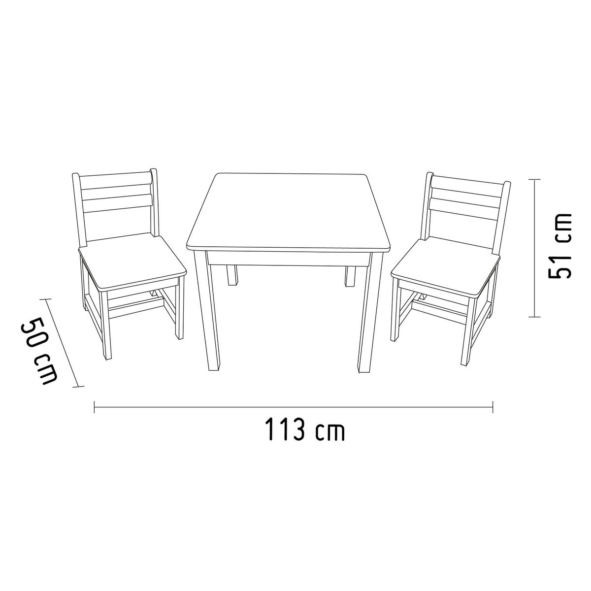 MARVEL - Set Mesa + 2 sillas Spiderman