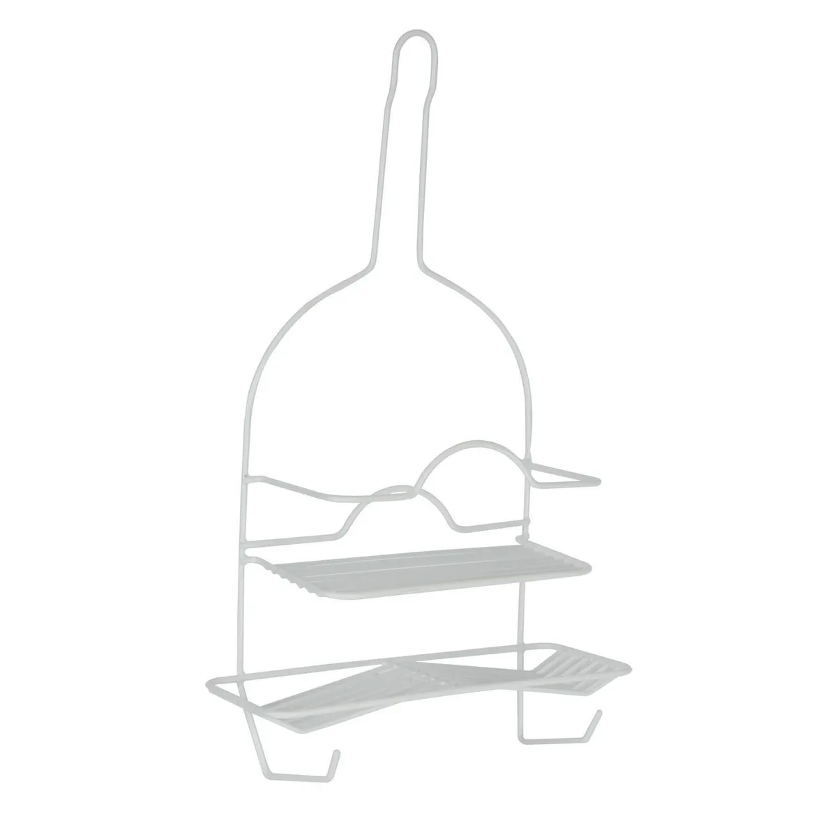 FQ - Organizador de Baño 2 Repisas Blanco