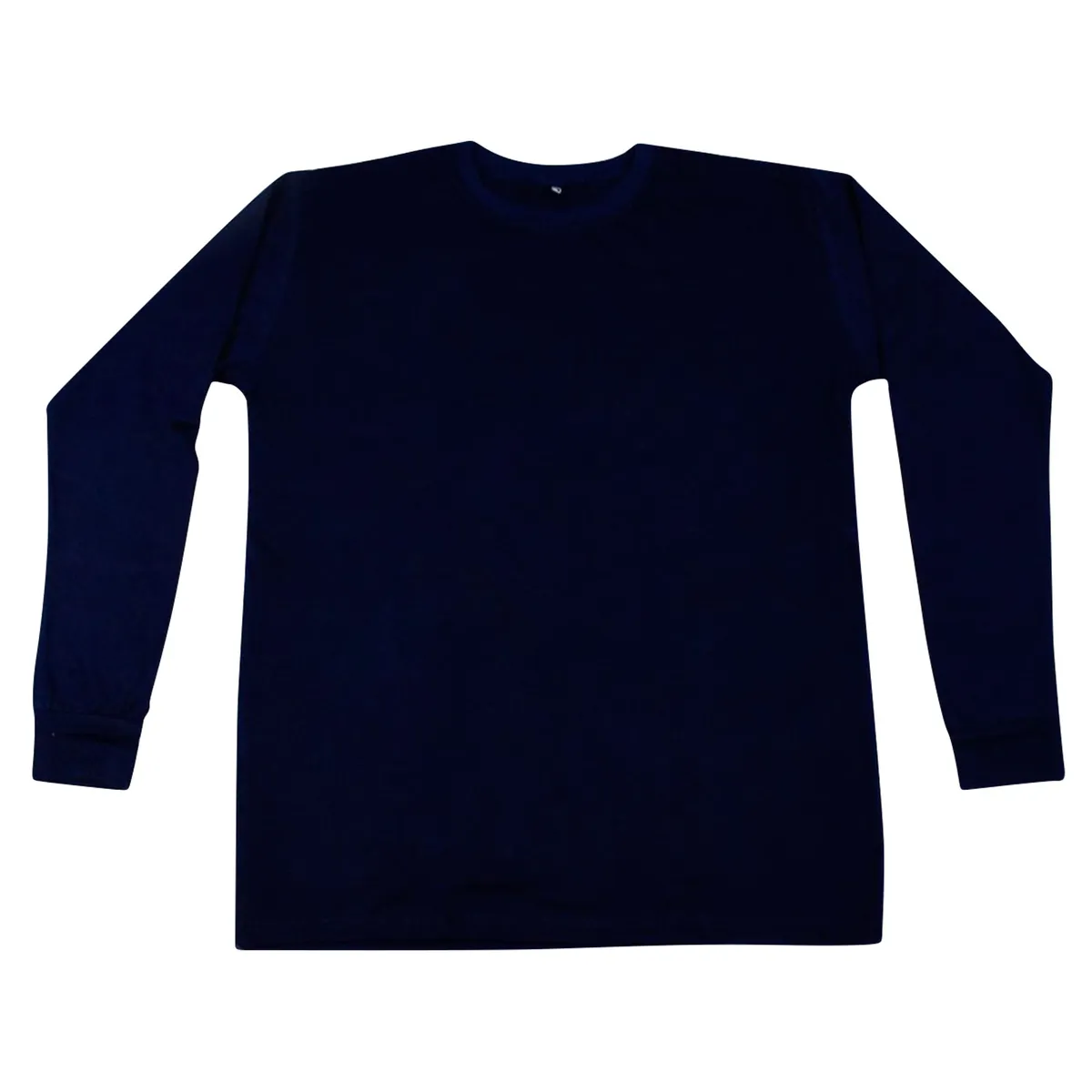  - Polo de Trabajo Manga Larga Azul Talla L