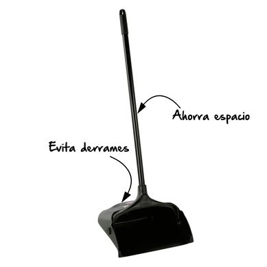 Recogedor rectrctil negro