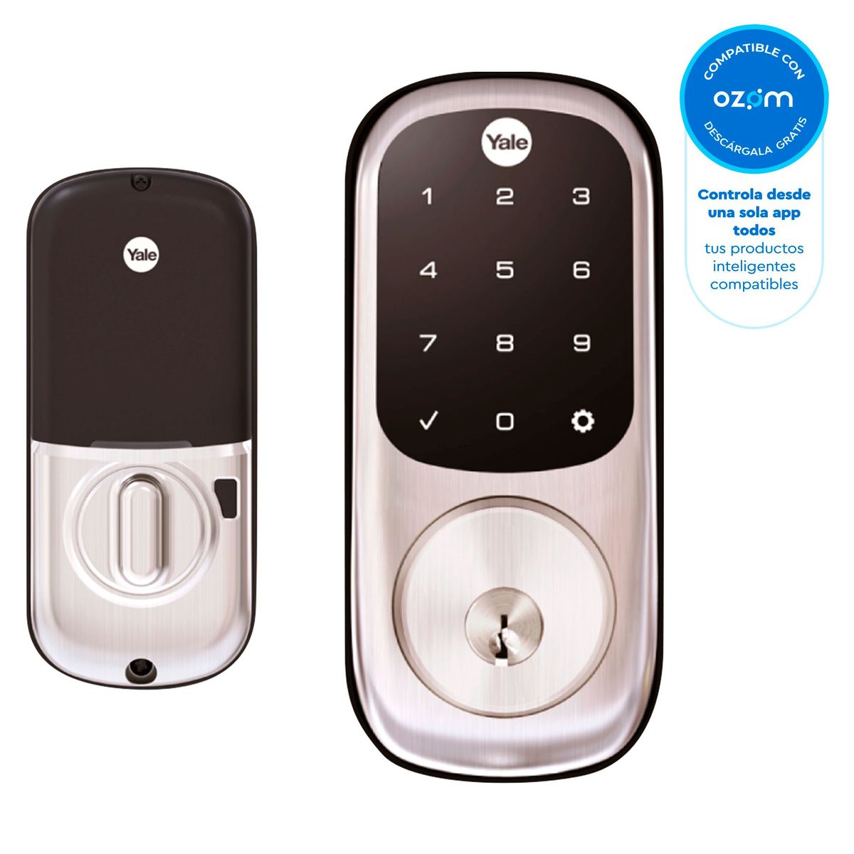 YALE - Cerradura Digital YRD221 TOUCH - OZOM Yale