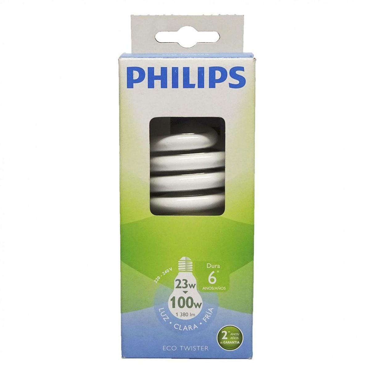 PHILIPS - Foco Ahorrador Espiral E27 32W Luz Blanca
