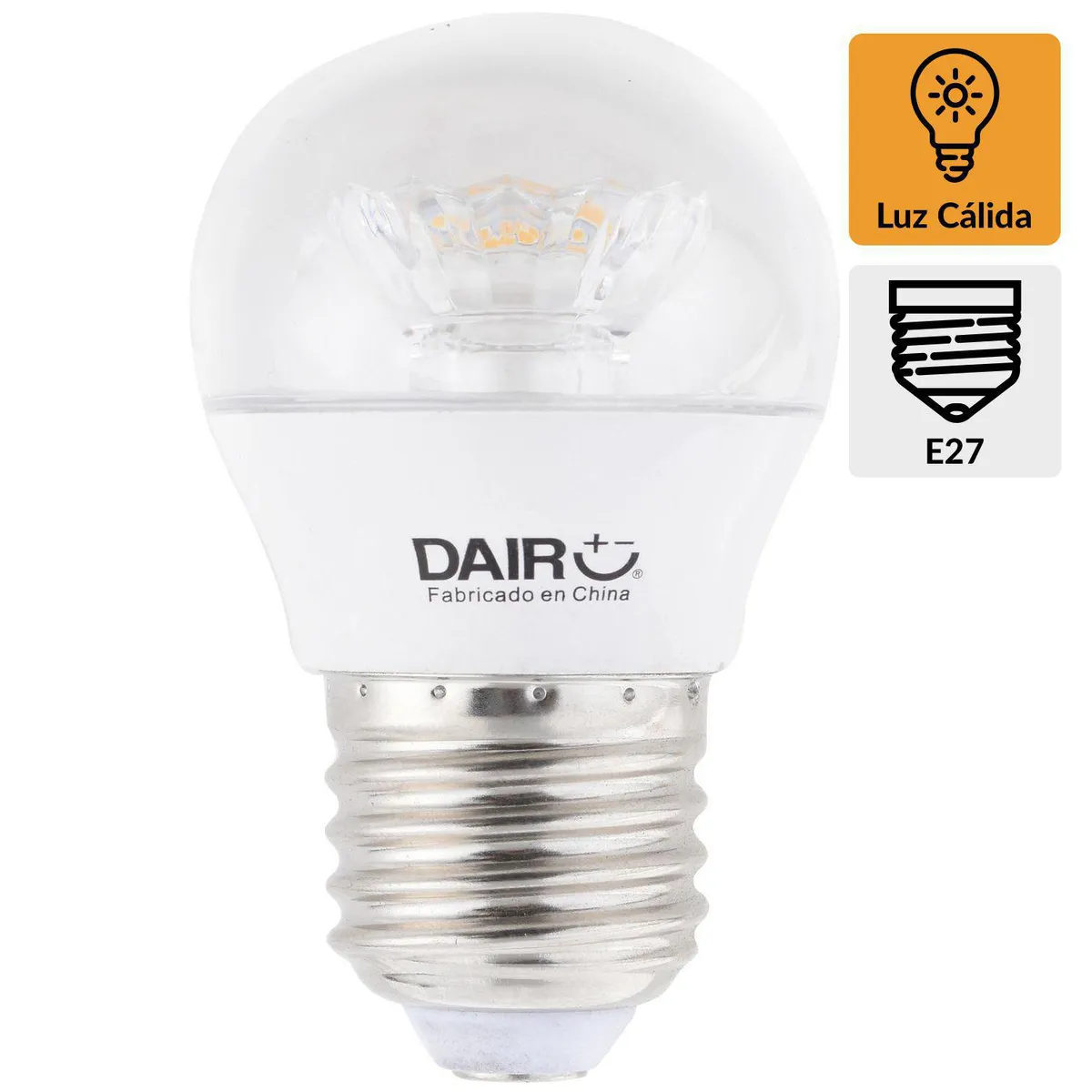 DAIRU - Foco LED Mini Globo Luz Cálida 5W E27