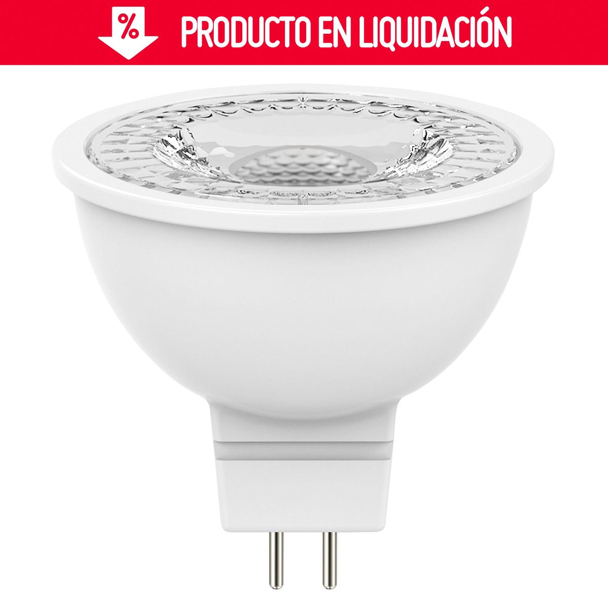 Focos LED Dicroicos 3.5W Gu5.3 Luz Amarilla, marca DAIRU - Foto Principal