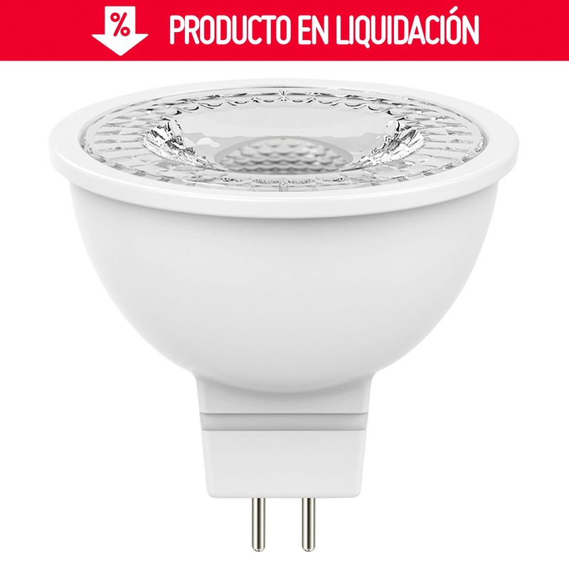 DAIRU - Focos LED Dicroicos 3.5W Gu5.3 Luz Amarilla
